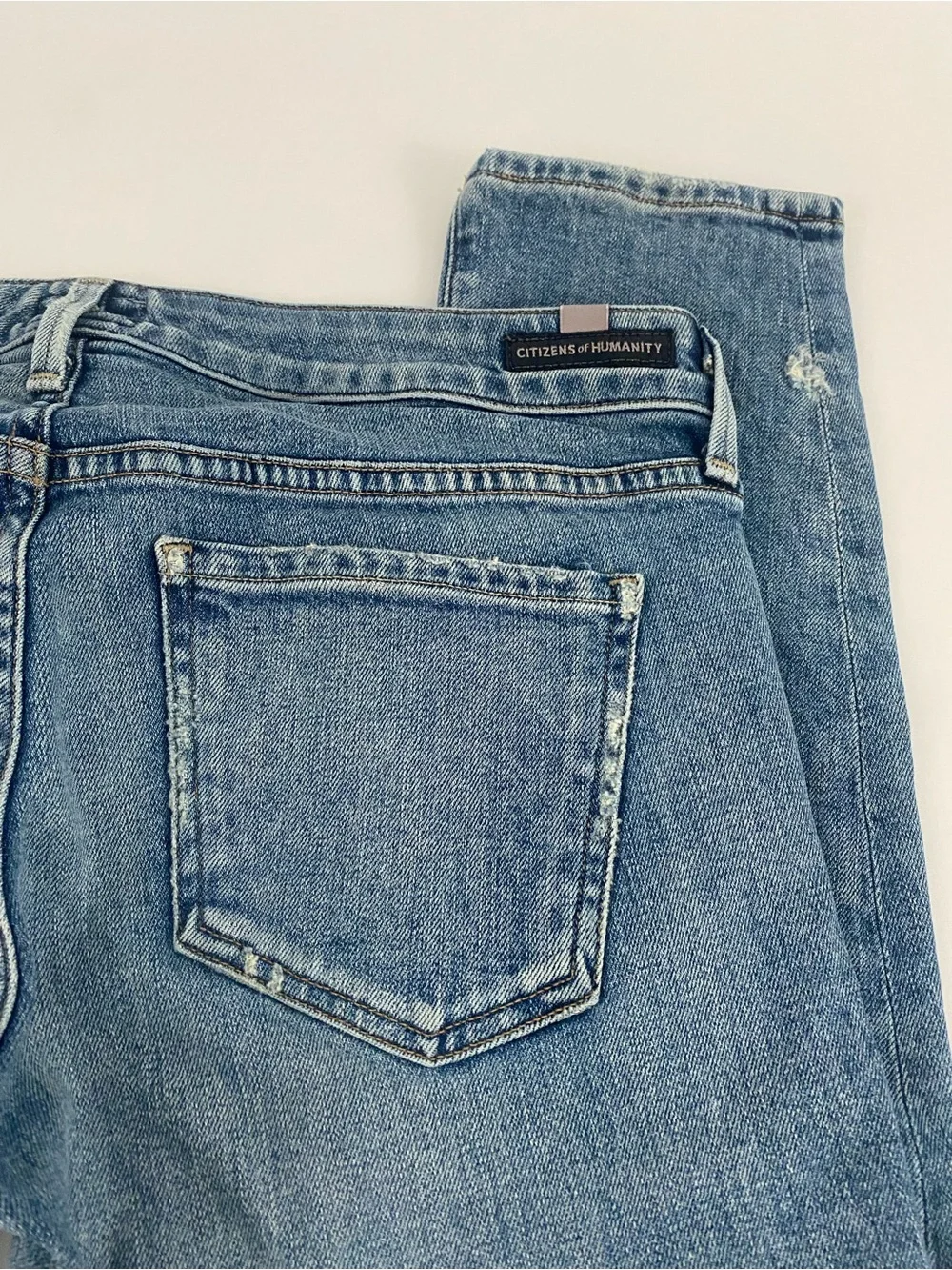 Citizens of Humanity Racer Low Rise Skinny Jeans light Wash Size 28
